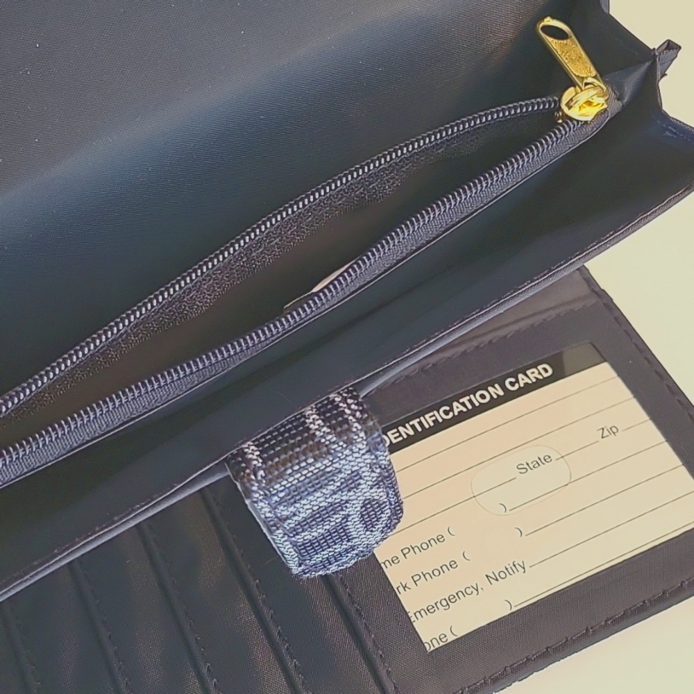 TWO FOR ONE! TIME & TRU Clutch Organizer + Bifold Wallet | Both NWT - Picture 8 of 13